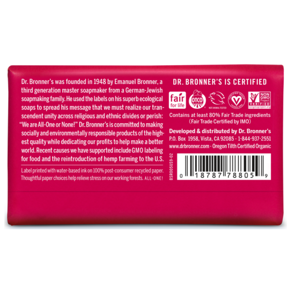 All-One Rose Bar Soap 140 g, roos - Image 2