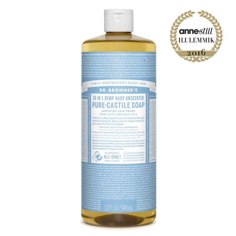 Dr. Bronners Baby Unscented 945 ml