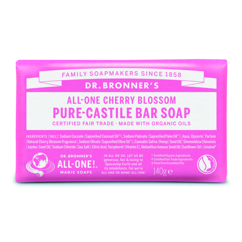 ALL-ONE CHERRY BLOSSOM ORGANIC BAR SOAP  140g