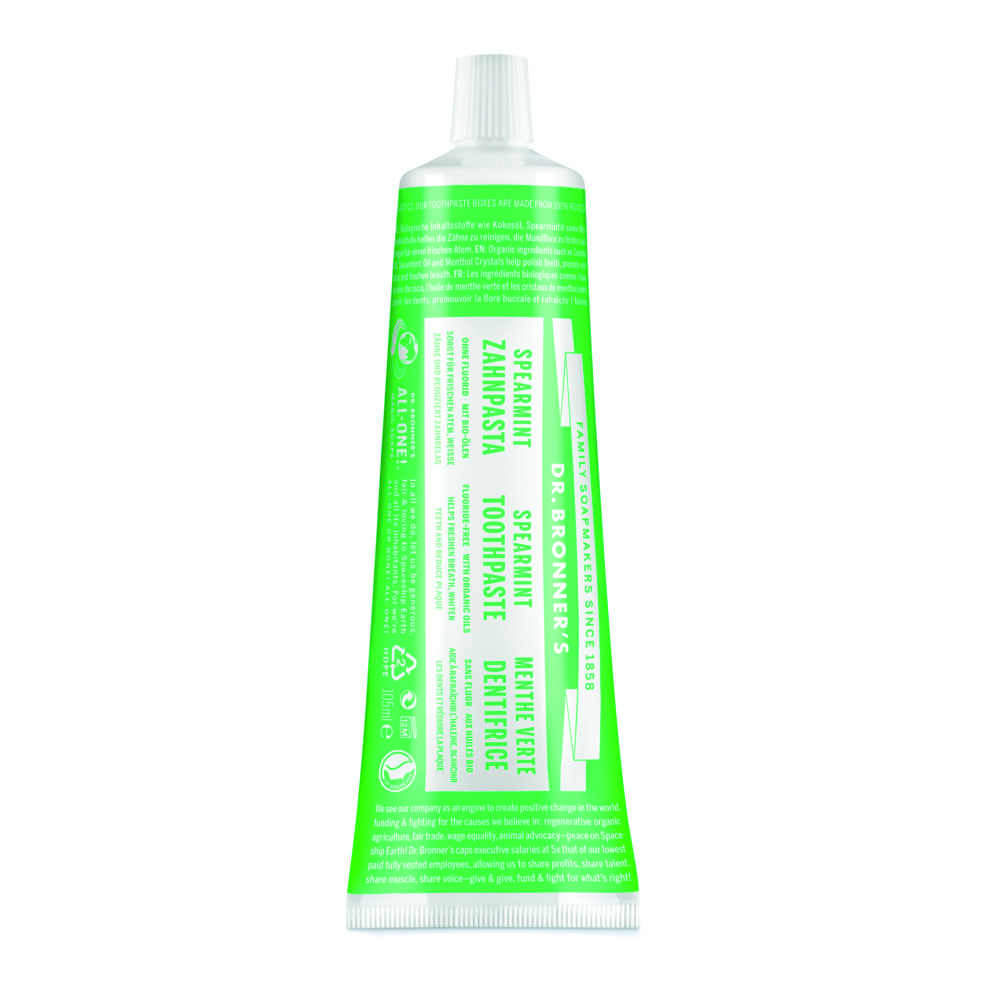 ALL-ONE SPEARMINT ORGANIC TOOTHPASTE 140g